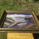 Vintage Moody Impressionist Oil Landscape Painting
