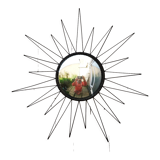 50's vintage design sun mirror