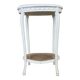 Louis XV Style Side Table or Pedestal Table in Lacquered Wood