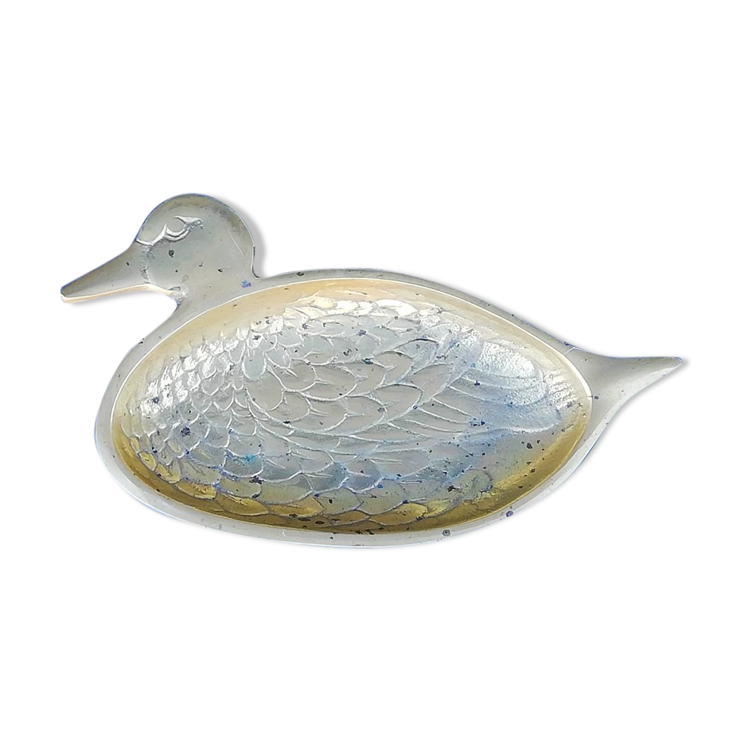 Vintage brass trinket bowl