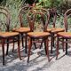 5 chaises Thonet n°14 de 1875