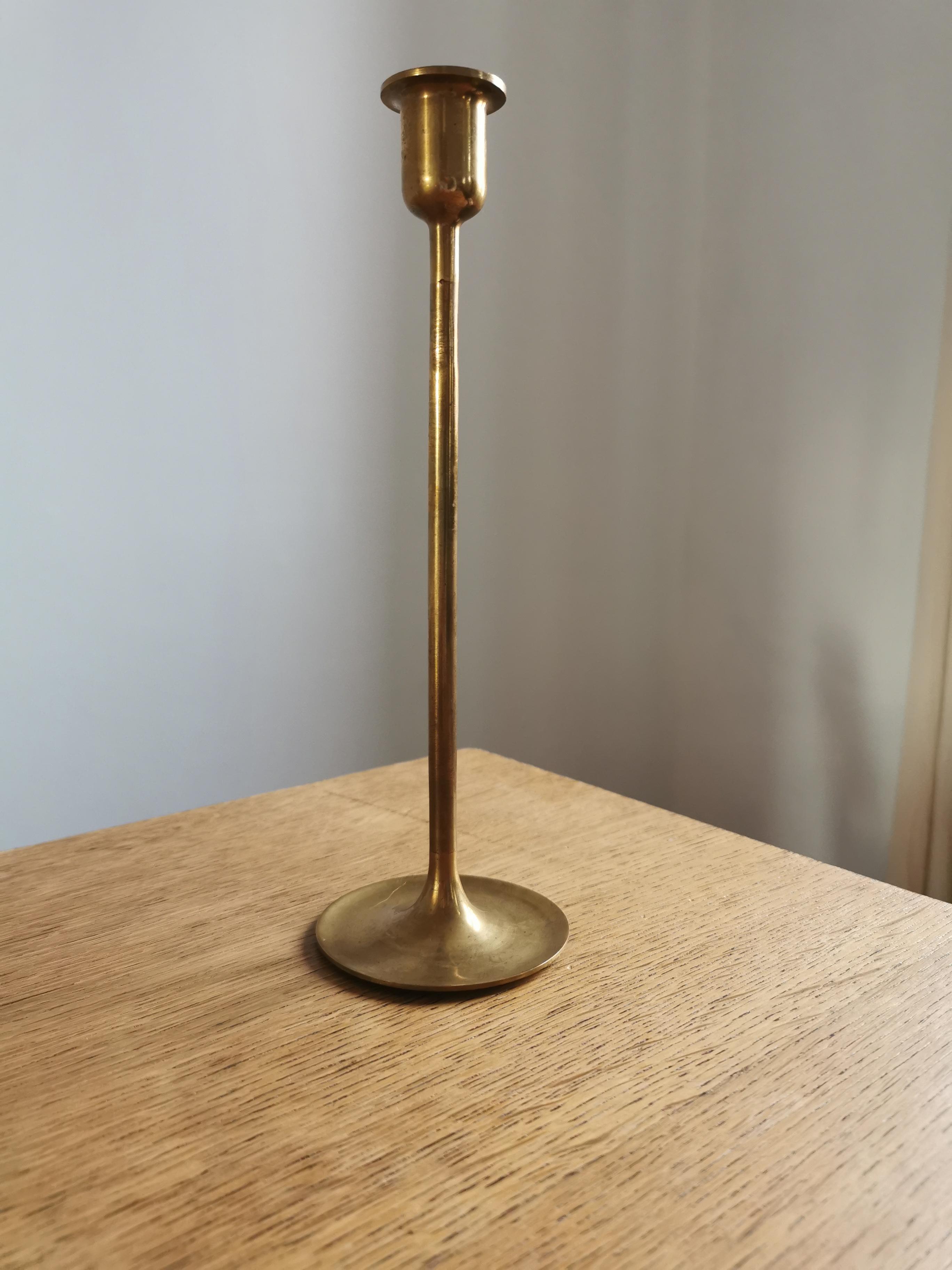 Brass candlestick