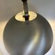 brushed metal chandelier up and down 1970