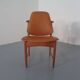 Teak and brass side chair by Arne Hovmand-Olsen for Mogens Kold, 1950s