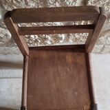 Solid wood school chair