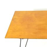 Vintage coffee table with wired base