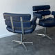 Paire de fauteuils lounge italiens Space Age, 1970
