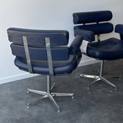 Pair of Italian Space Age lounge chairs, 1970
