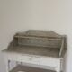 Shabby chic wooden and marble dressing table