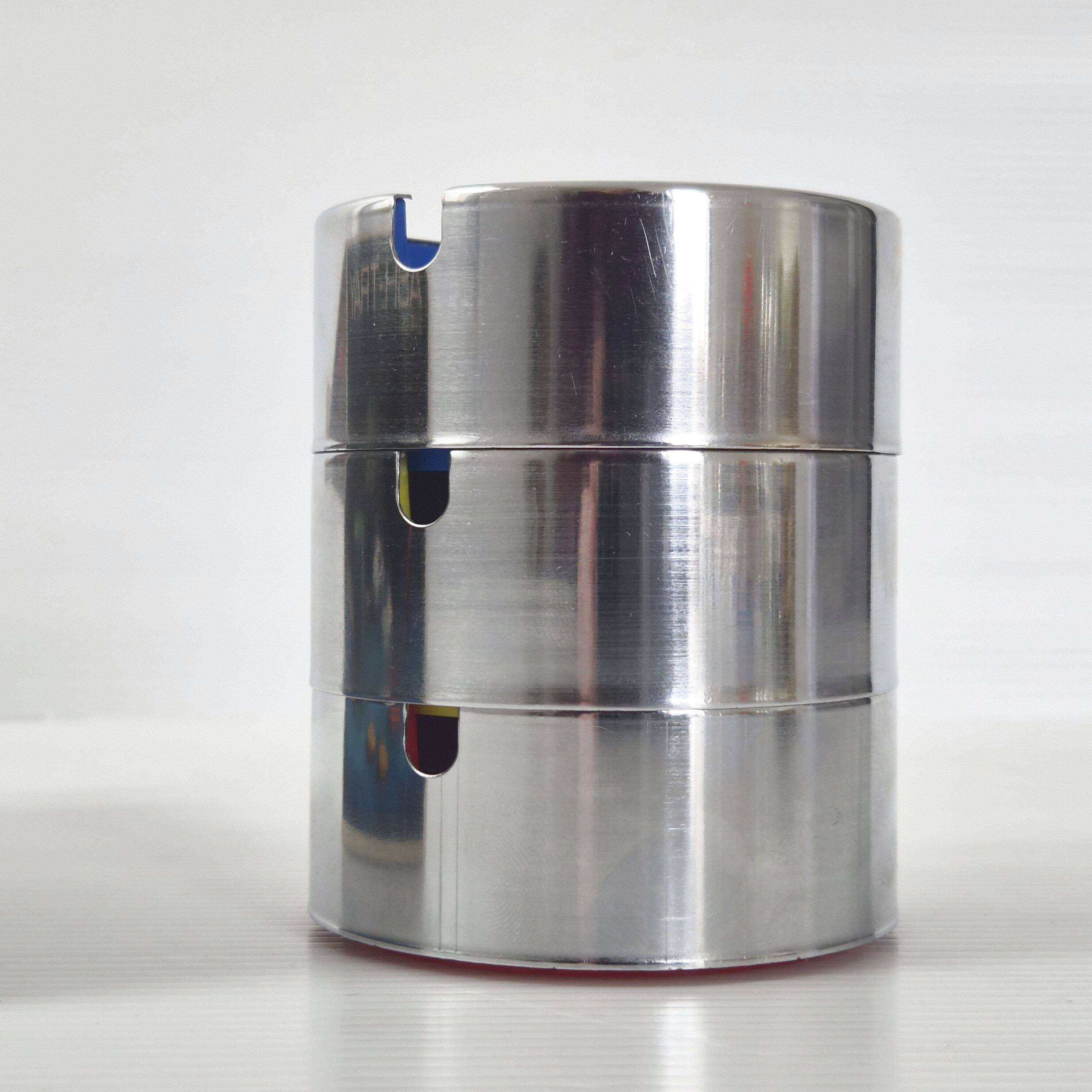 Set of 3 vintage ashtrays by Isamu Kenmochi 1970