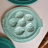 Lot de 4 assiettes plus un plat de fruits de mer Niderviller