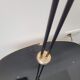 Floor lamp two glass globes and tablet