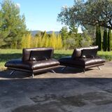 Lounge Chairs "Overseas", Roche Bobois, France