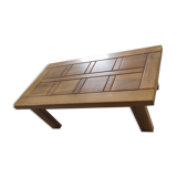 Solid elm coffee table circa 1960