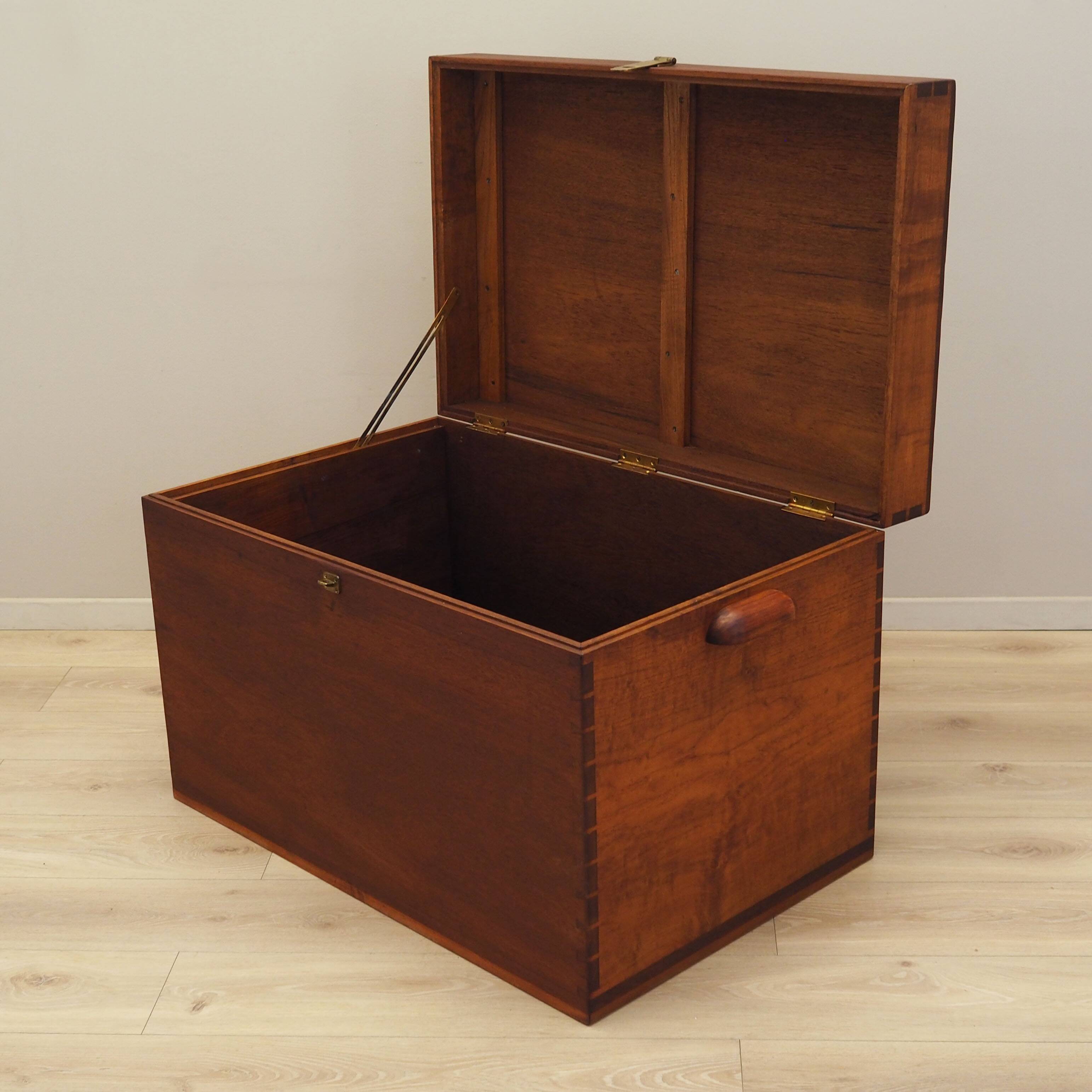 Teak chest, Scandinavian design, 1960s, production: Denmark