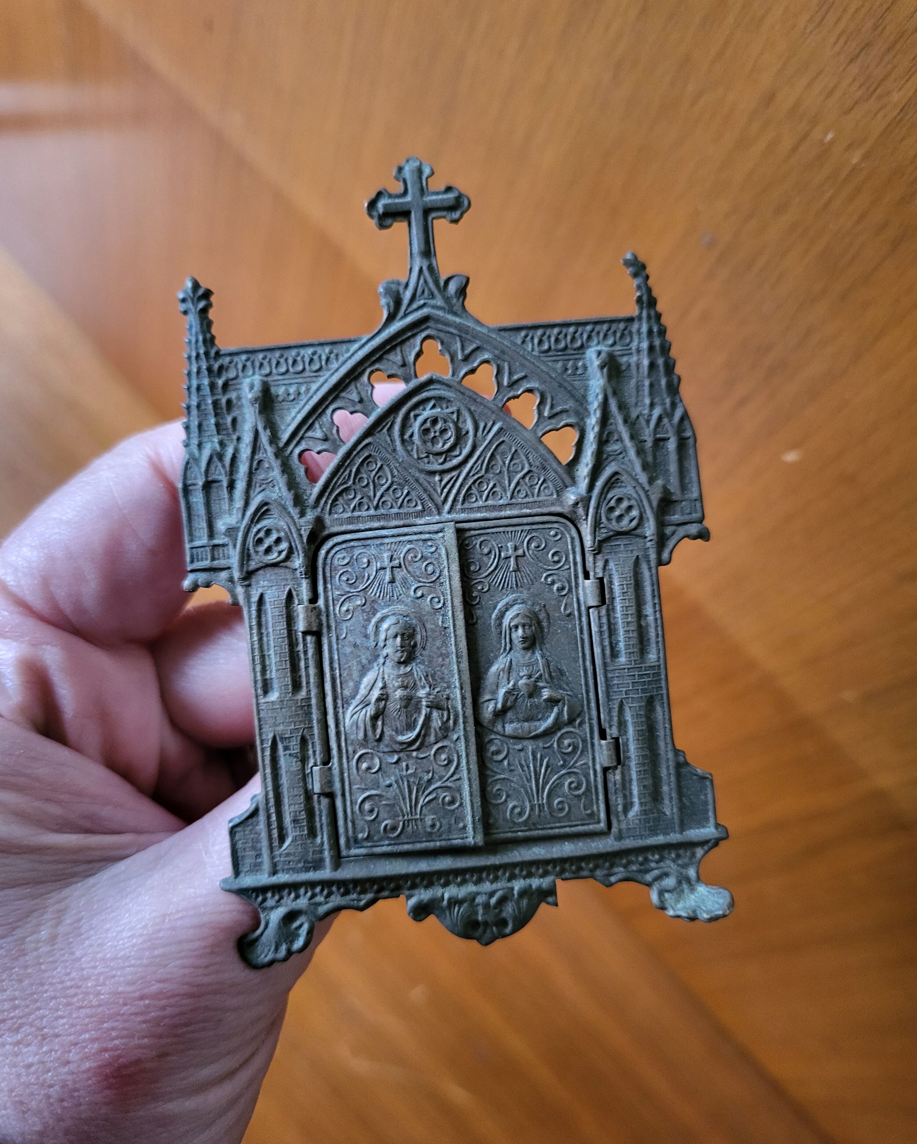 Ancient Travel Altar Saint Thérèse Reliquary Oratory