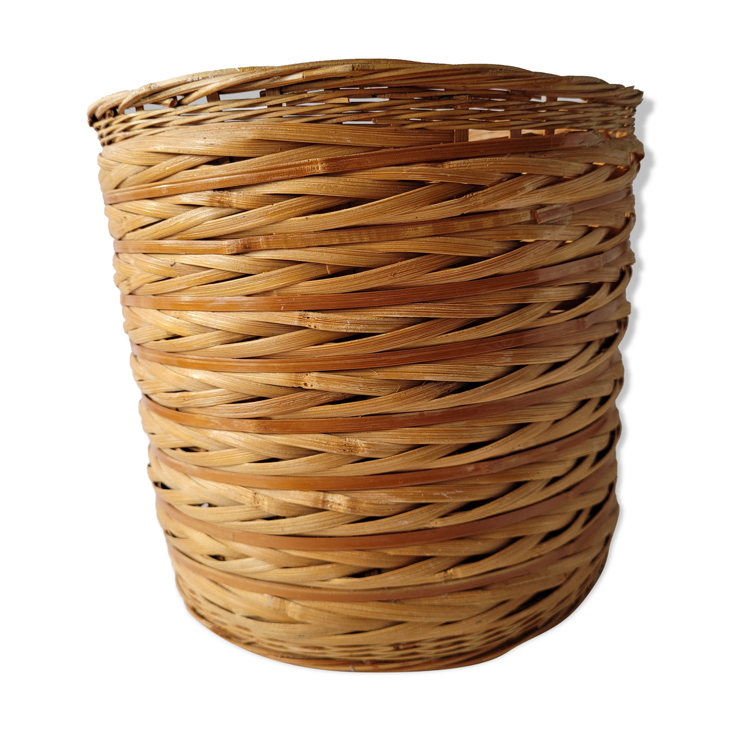 Wicker pot cover