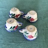 4 cups in Breton ceramic.