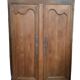 Old wardrobe with 3 shelves