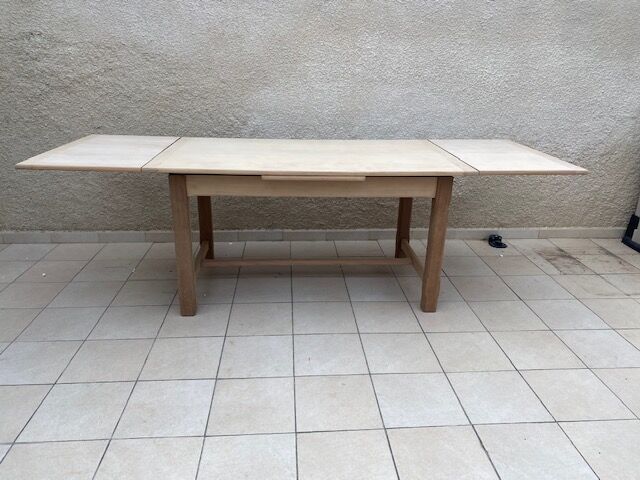 Extended farmhouse table