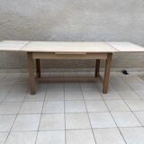 Extended farmhouse table