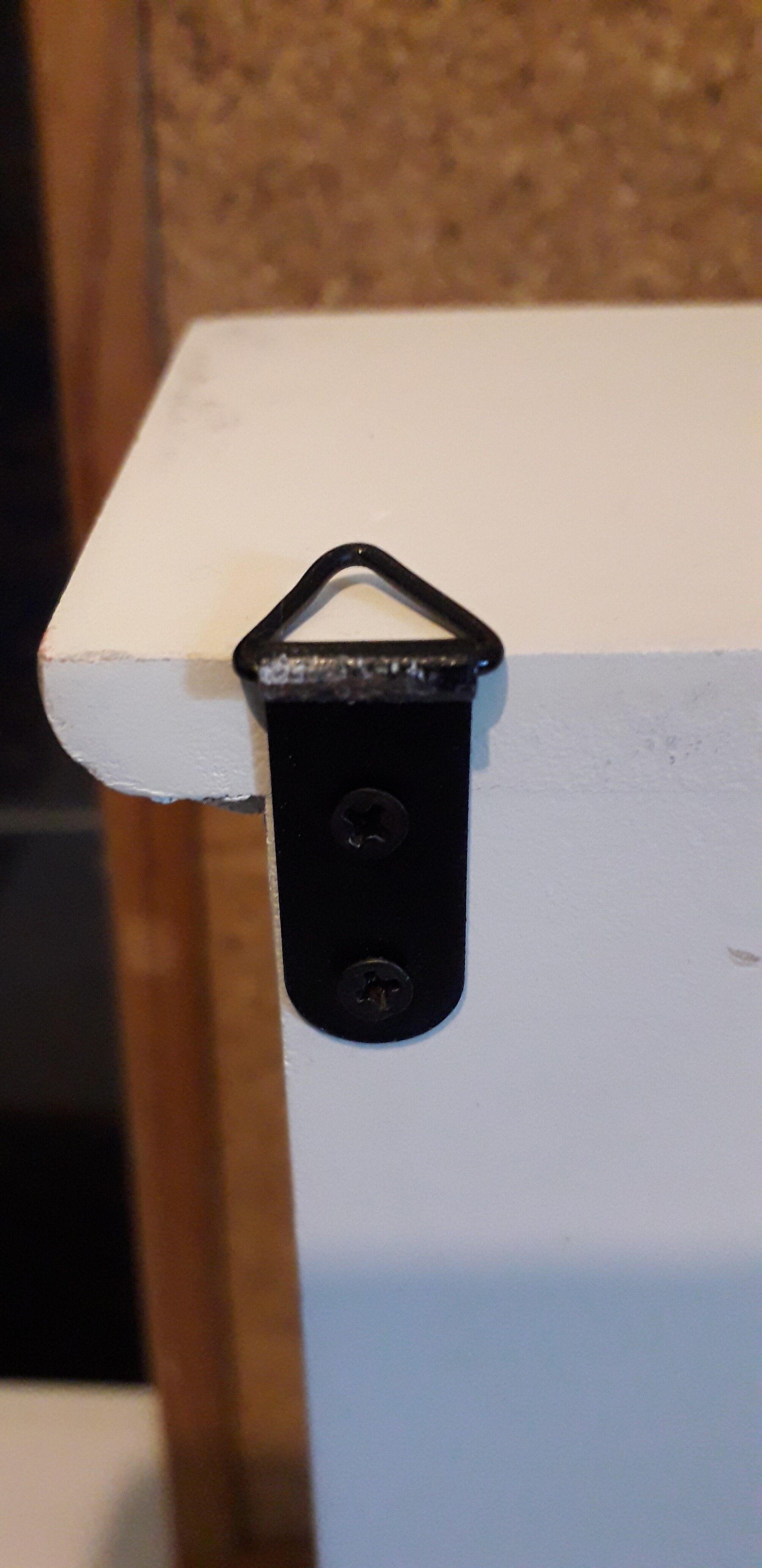 White mirrored toilet cabinet with floral pattern