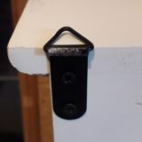 White mirrored toilet cabinet with floral pattern