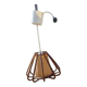 Suspension vintage en rotin