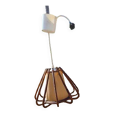Suspension vintage en rotin