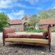 Bench, Daybed in Walnut, Louis XV Style, 19th Century