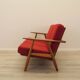 Red sofa CIGAR, Danish design, 1960s, designer: Hans J. Wegner, manufacture