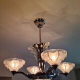 Ezan art deco chandelier with 4 arms of light