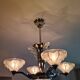 Lustre ezan art deco à 4 bras de lumière