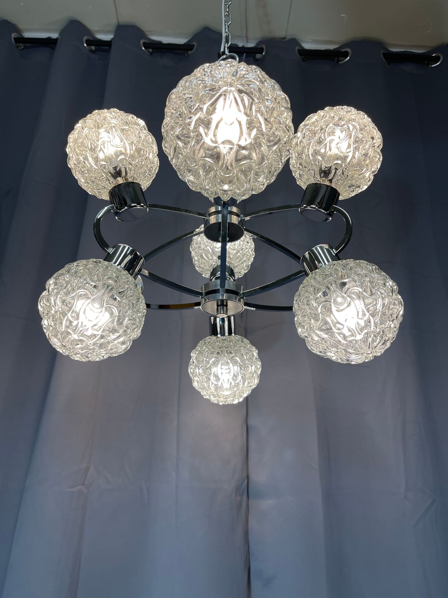 Chandelier of richard essig years 60/70 space age very good condition