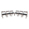 Chaises de salle à manger en palissandre du milieu du siècle par Vestervig Eriksen pour Brdr. Tromborg, années 1960, Set de 6