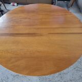 Elm dining table by Luigi Gorgoni, 80s