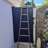 Vintage wooden picking ladder 7 rungs
