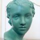 Original painted plaster bust