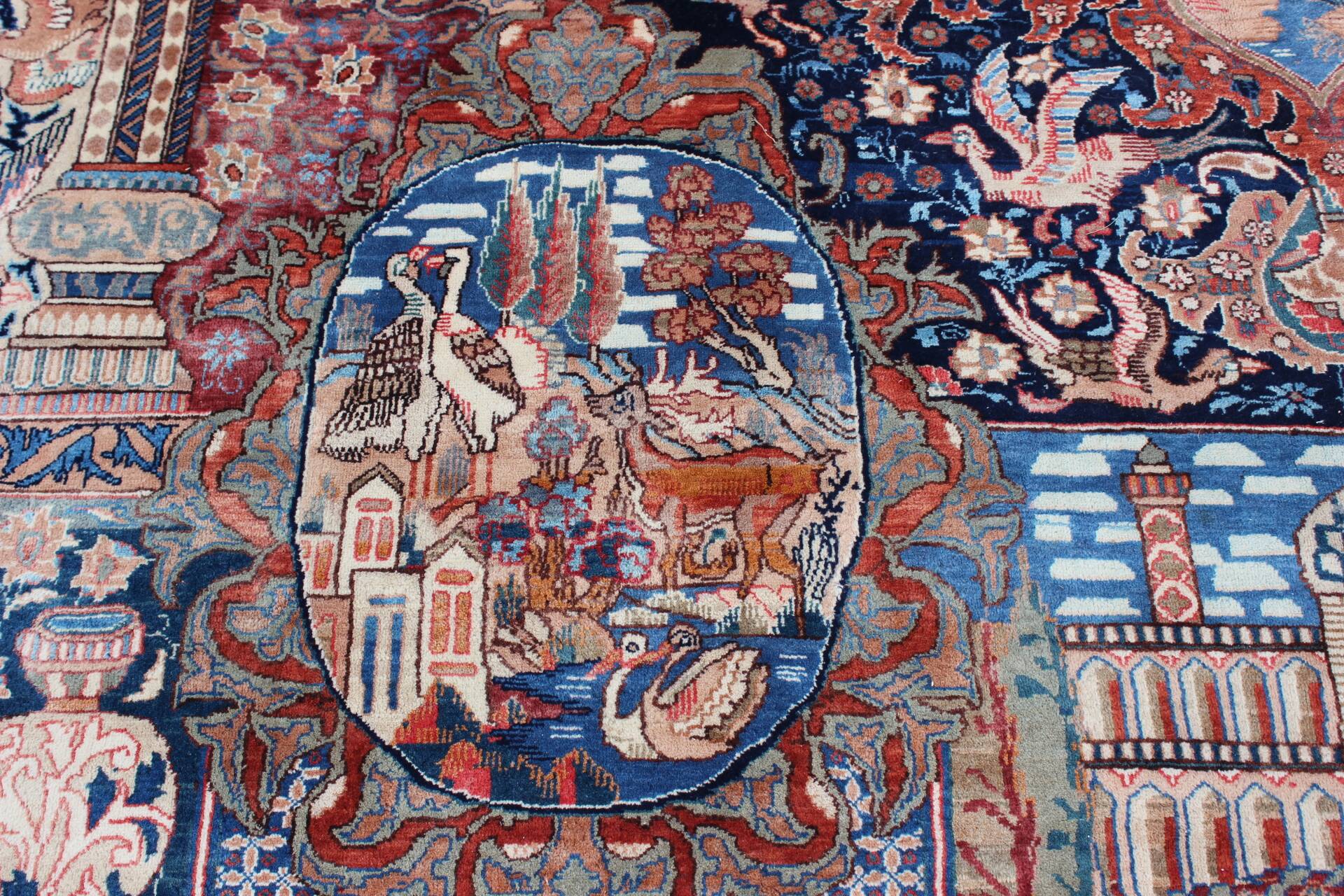 Large Kashmar wool rug, Persia circa 1950