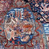 Large Kashmar wool rug, Persia circa 1950