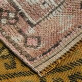 3x12 Soft Red Brown Turkish Runner Rug, 83x365Cm