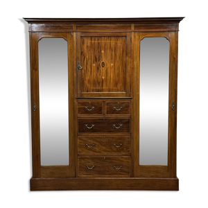 Armoire dressing anglaise - acajou