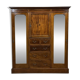 Armoire dressing anglaise en acajou 19ème