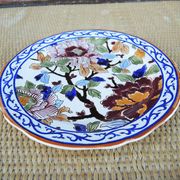 Vintage dessert plate in Gien ceramic – peony design