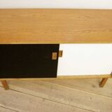 Enfilade vintage en teck bicolore