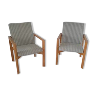 Paire de fauteuils de la marque danoise Sorø Stolefabrik, Danemark