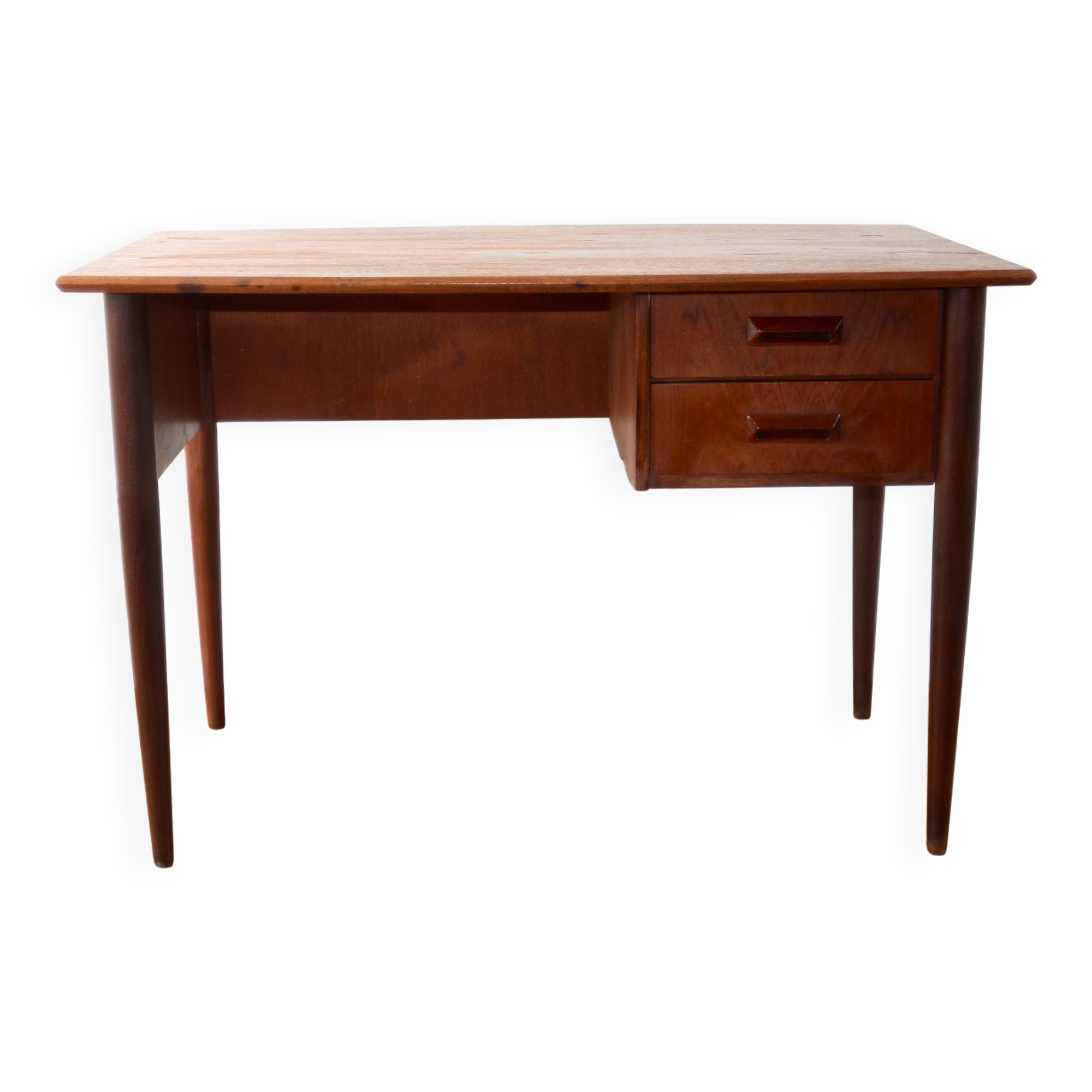 Small vintage 1960s Scandinavian teak desk