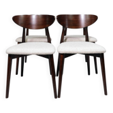 Chaises de table scandinave vintage design ensemble 4
