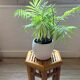 Porte plante en bambou vintage