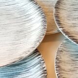 Seven flat plates from Salins, Bazas model